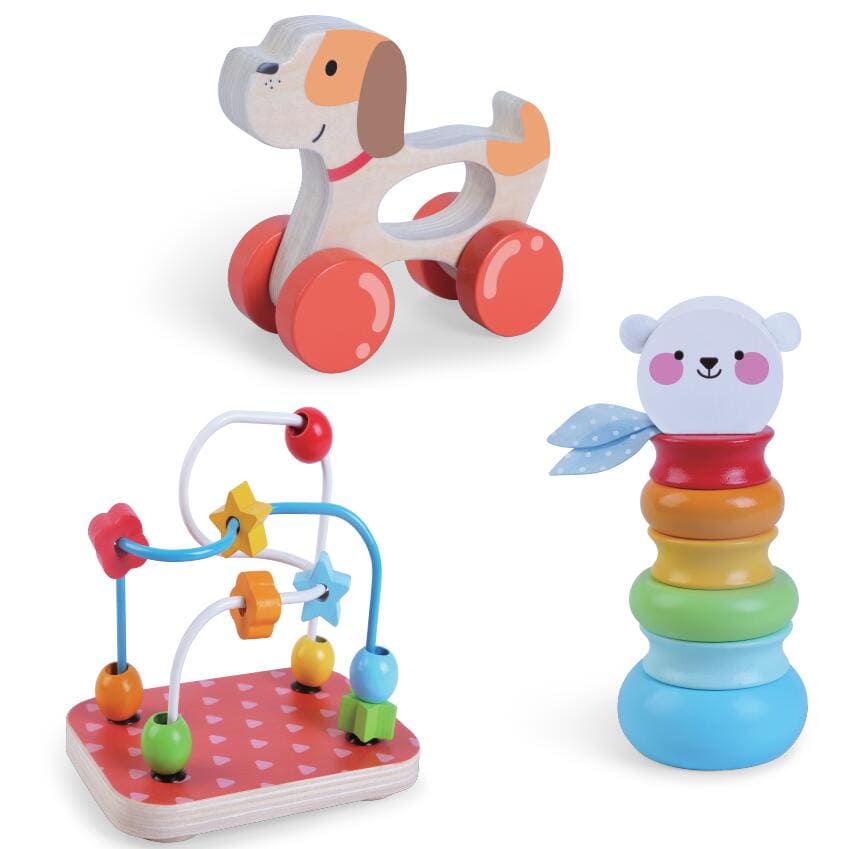 Edu Fun PLay Set 3en1 Didáctico de Madera