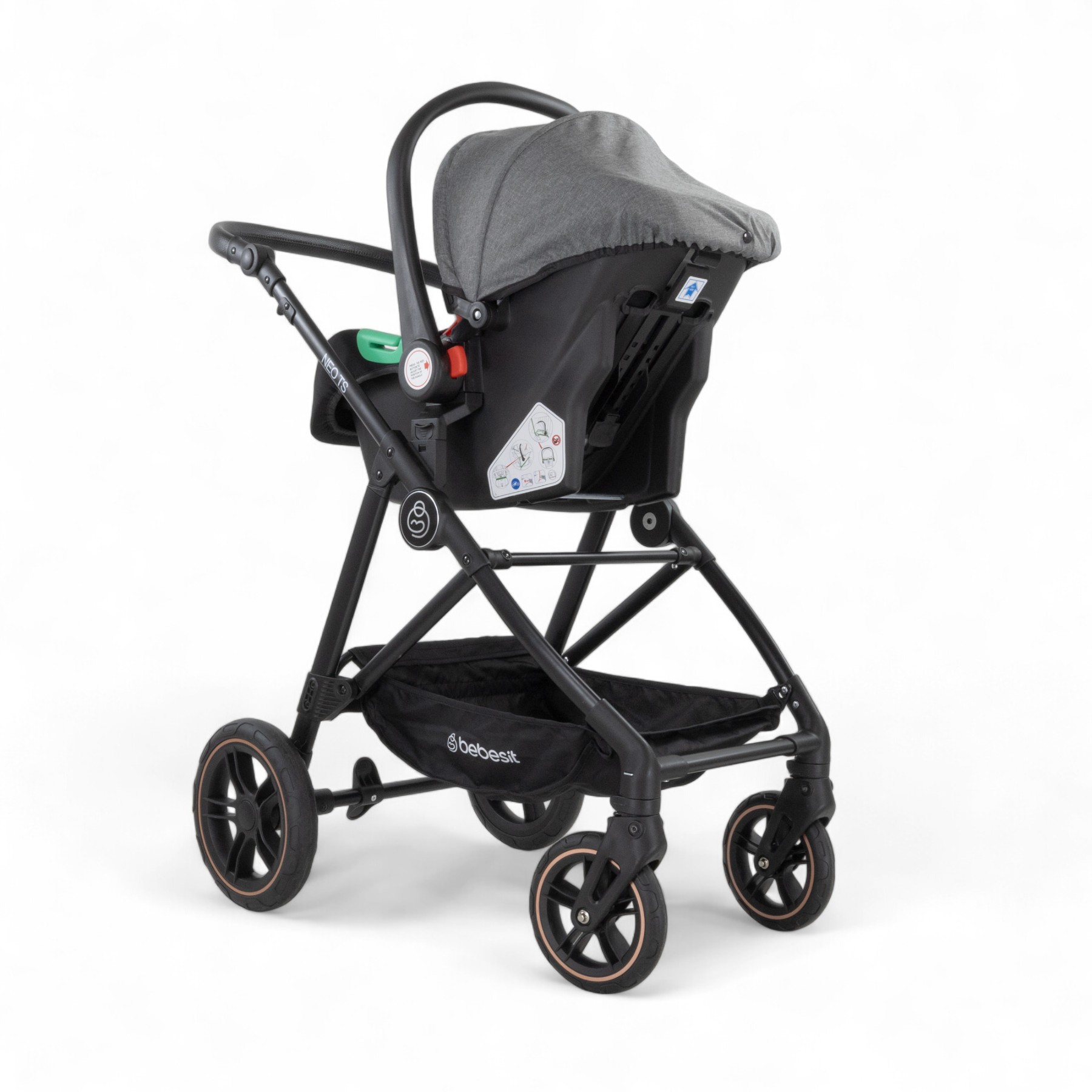 Bebesit Coche Travel System Neo Gris