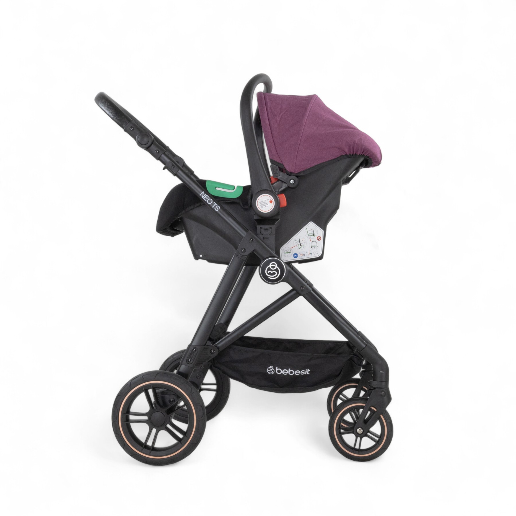 Bebesit Coche Travel System Neo Morado