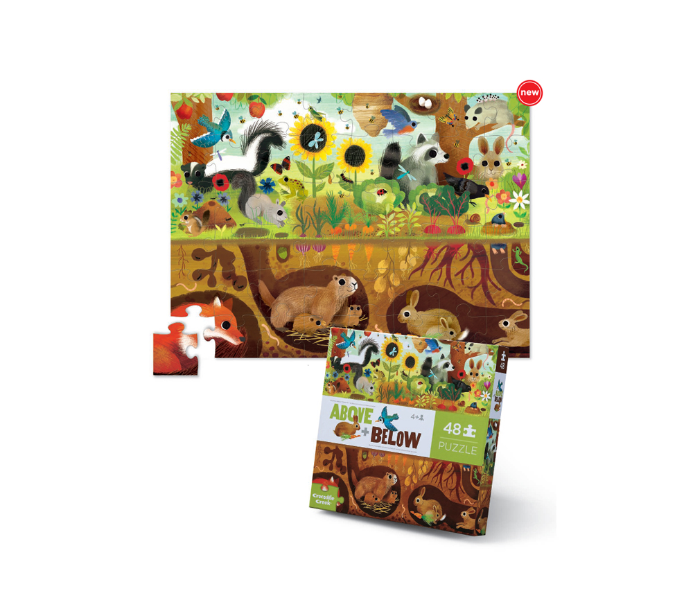 Crocodile Creek Puzzle Arriba/Abajo Bosque