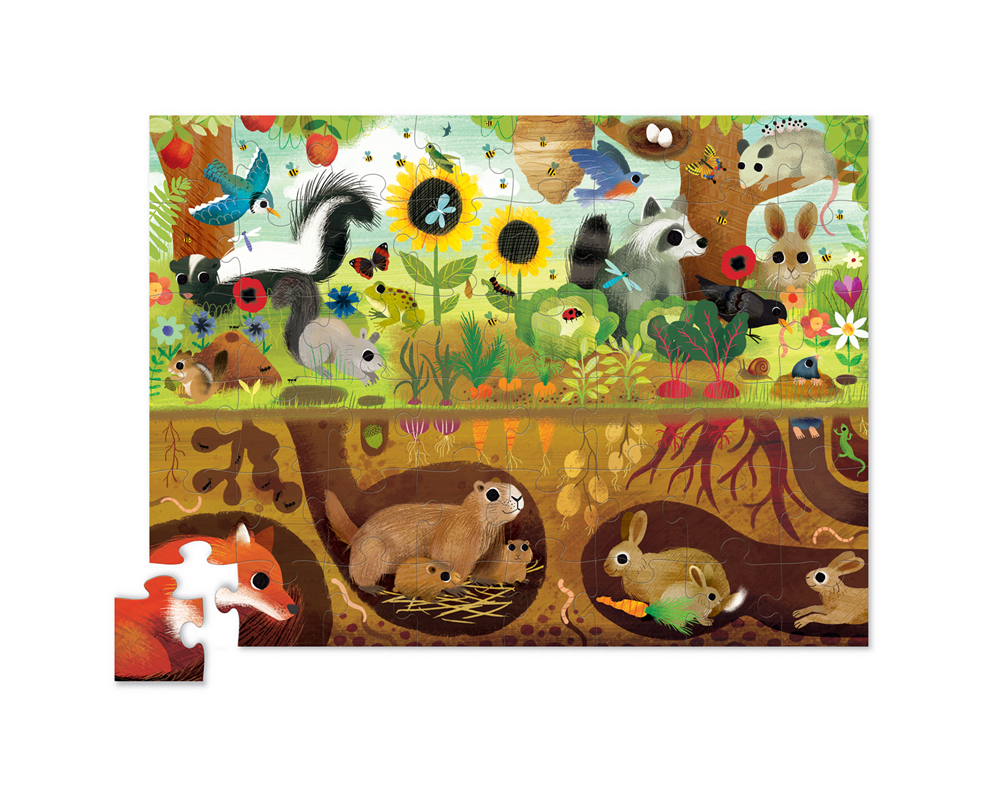 Crocodile Creek Puzzle Arriba/Abajo Bosque