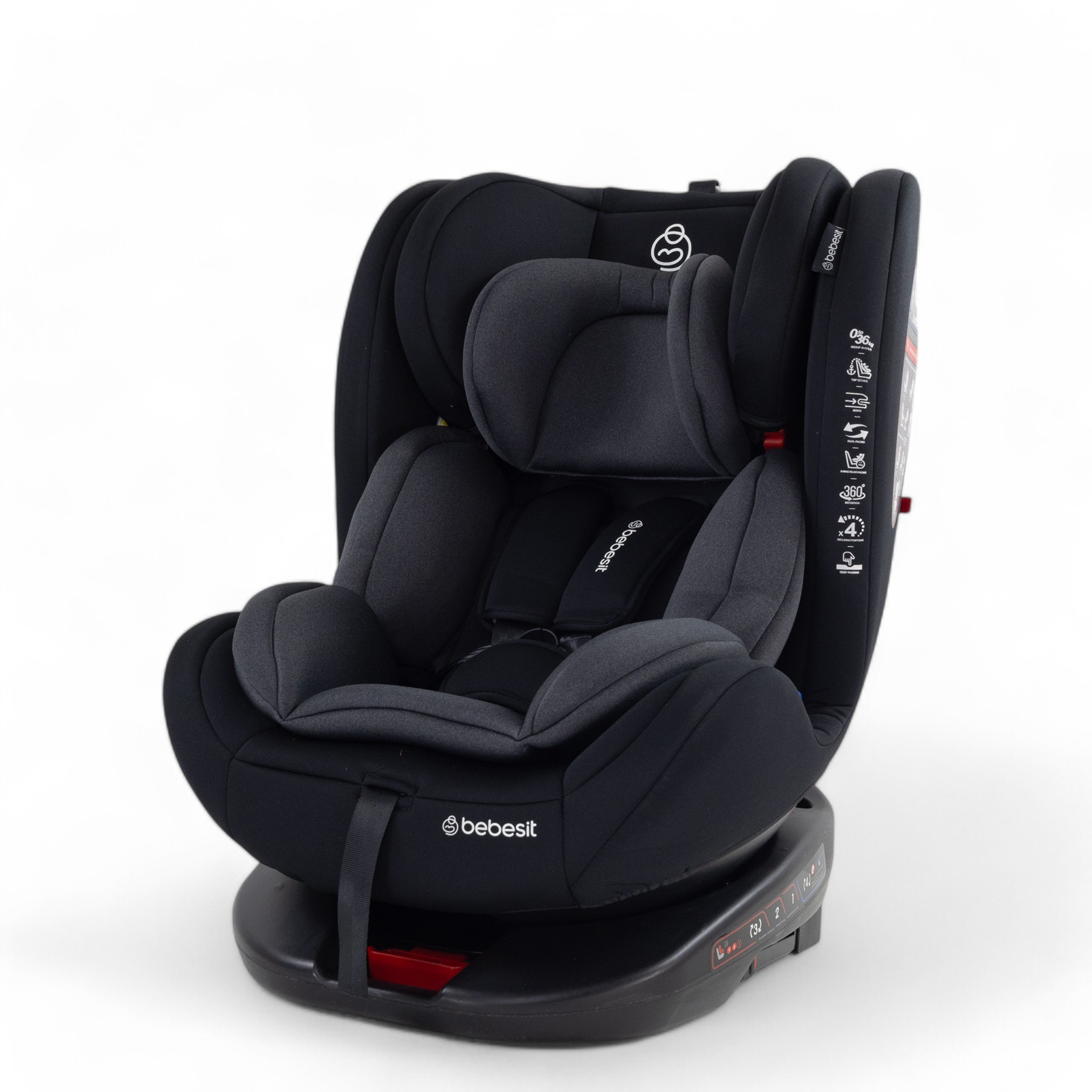 Bebesit Saturn 360 Isofix Gris