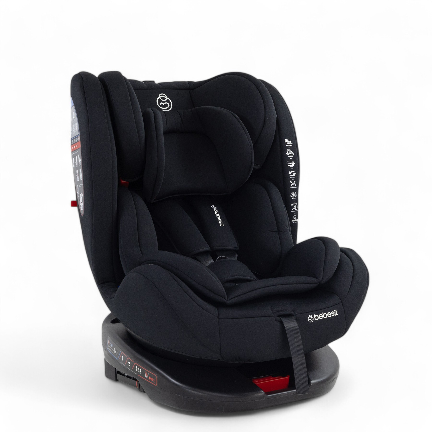 Bebesit Saturn 360 Isofix Negra