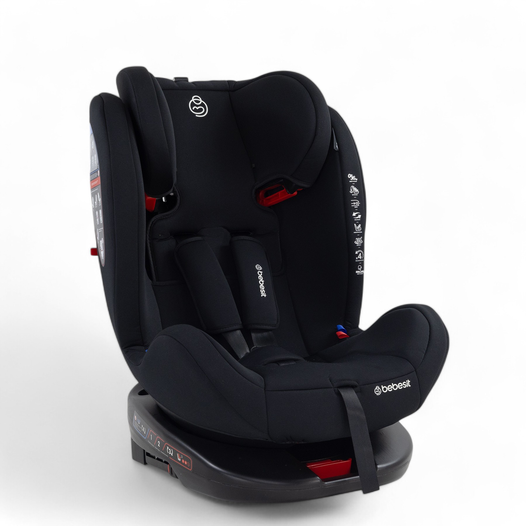 Bebesit Saturn 360 Isofix Negra