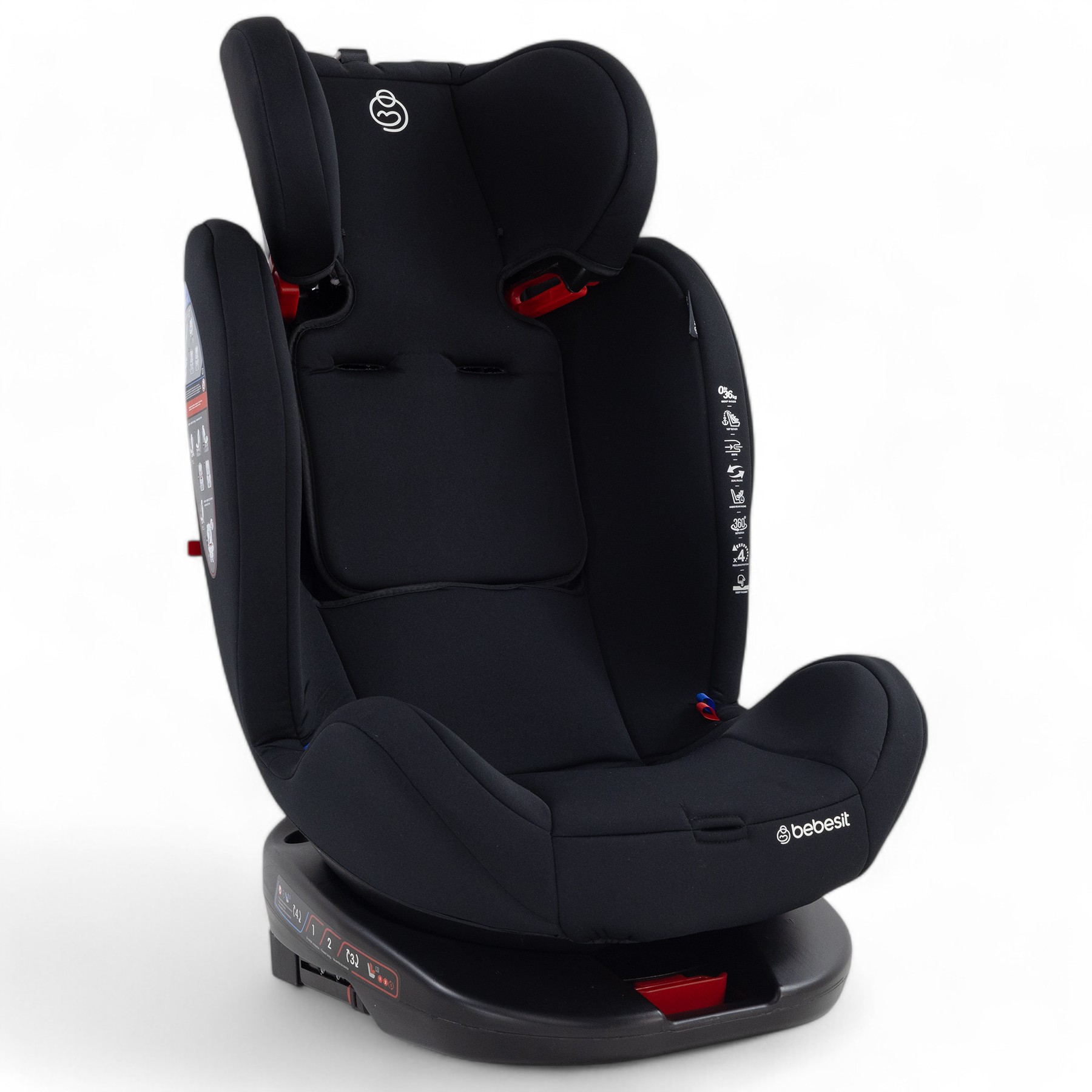 Bebesit Saturn 360 Isofix Negra