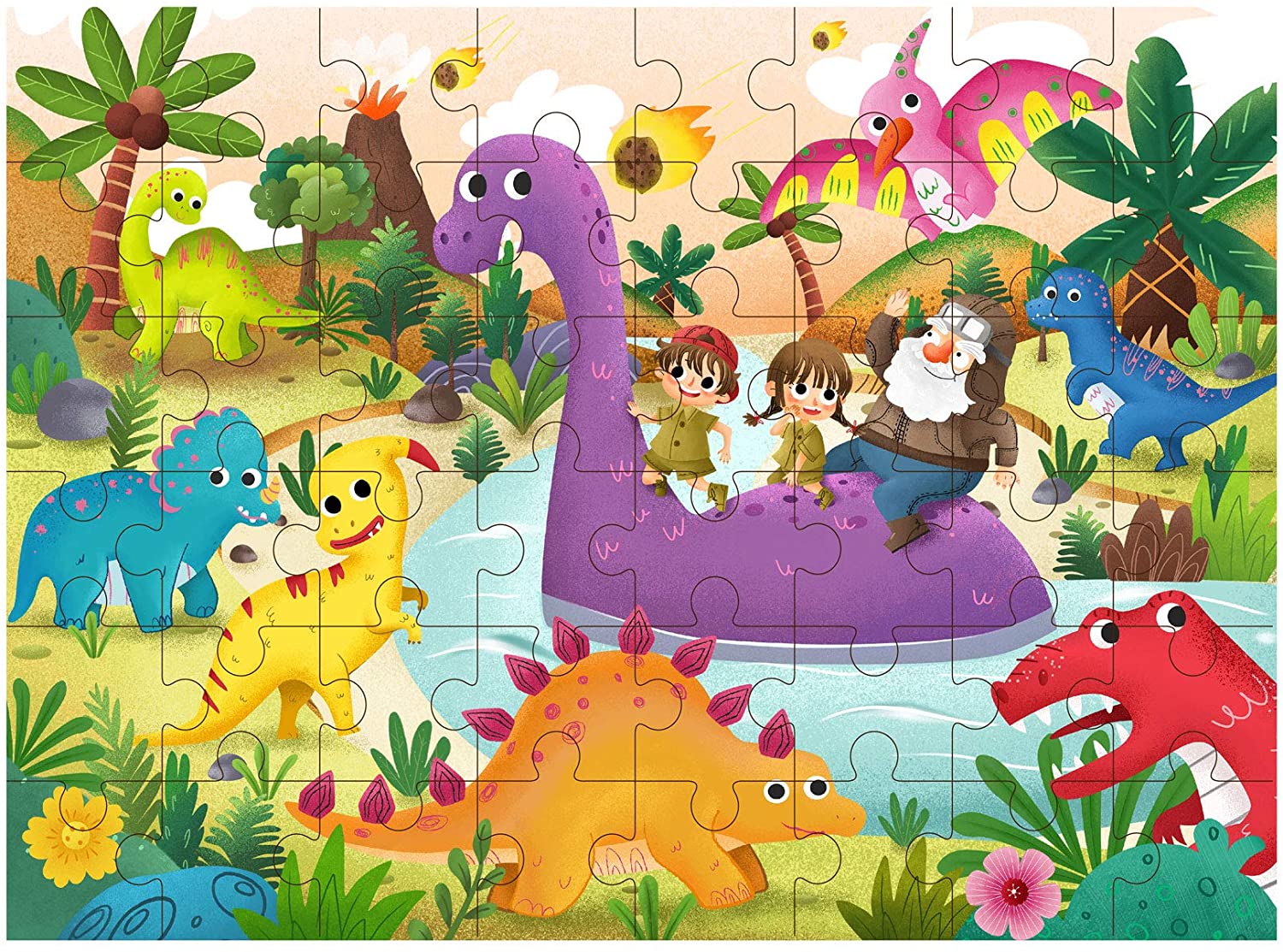 Tooky Toy Puzzle Dinosaurios