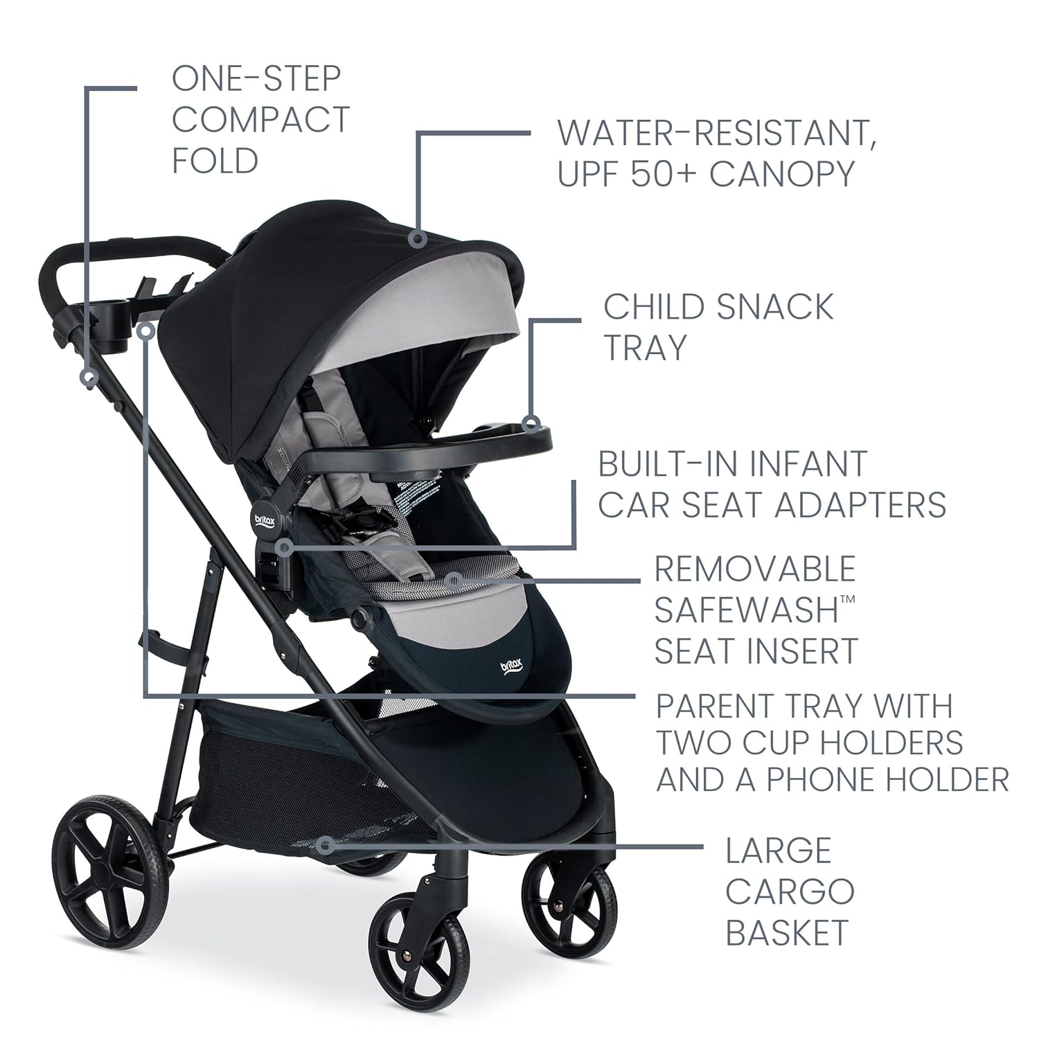 Britax  Coche Travel System Willow Brooke S