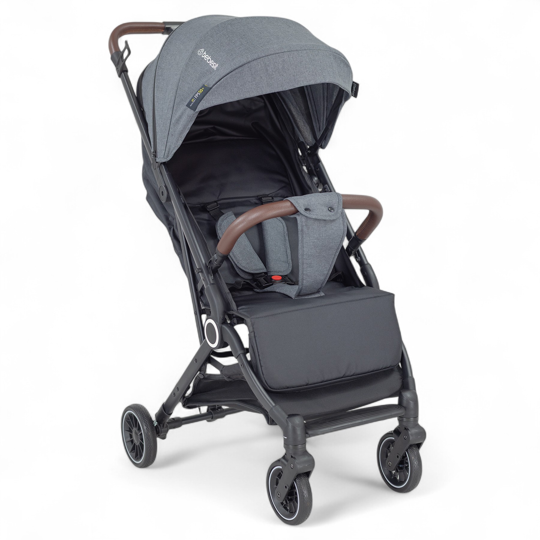 Bebesit Micro Coche Compacto de Viaje Gris
