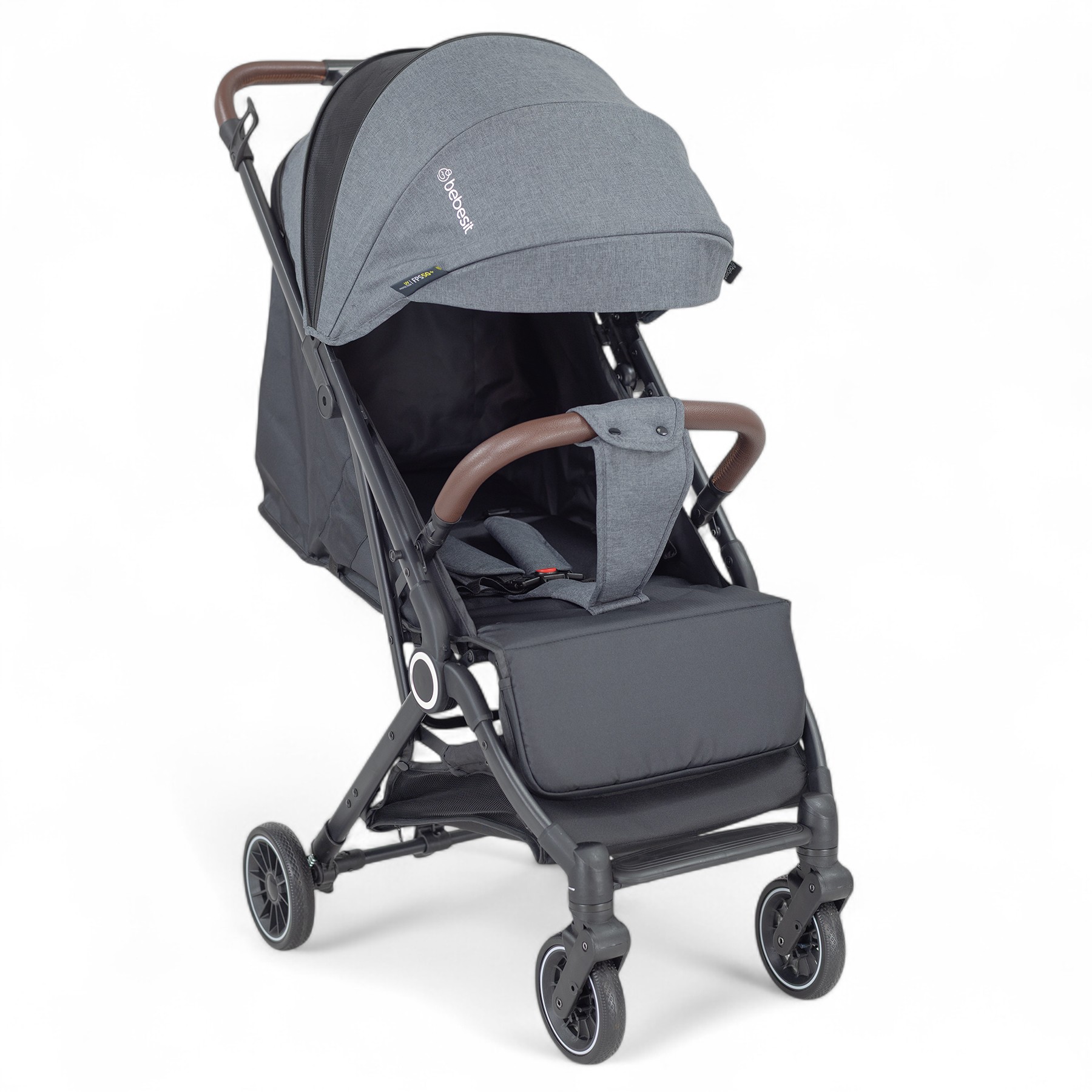 Bebesit Micro Coche Compacto de Viaje Gris