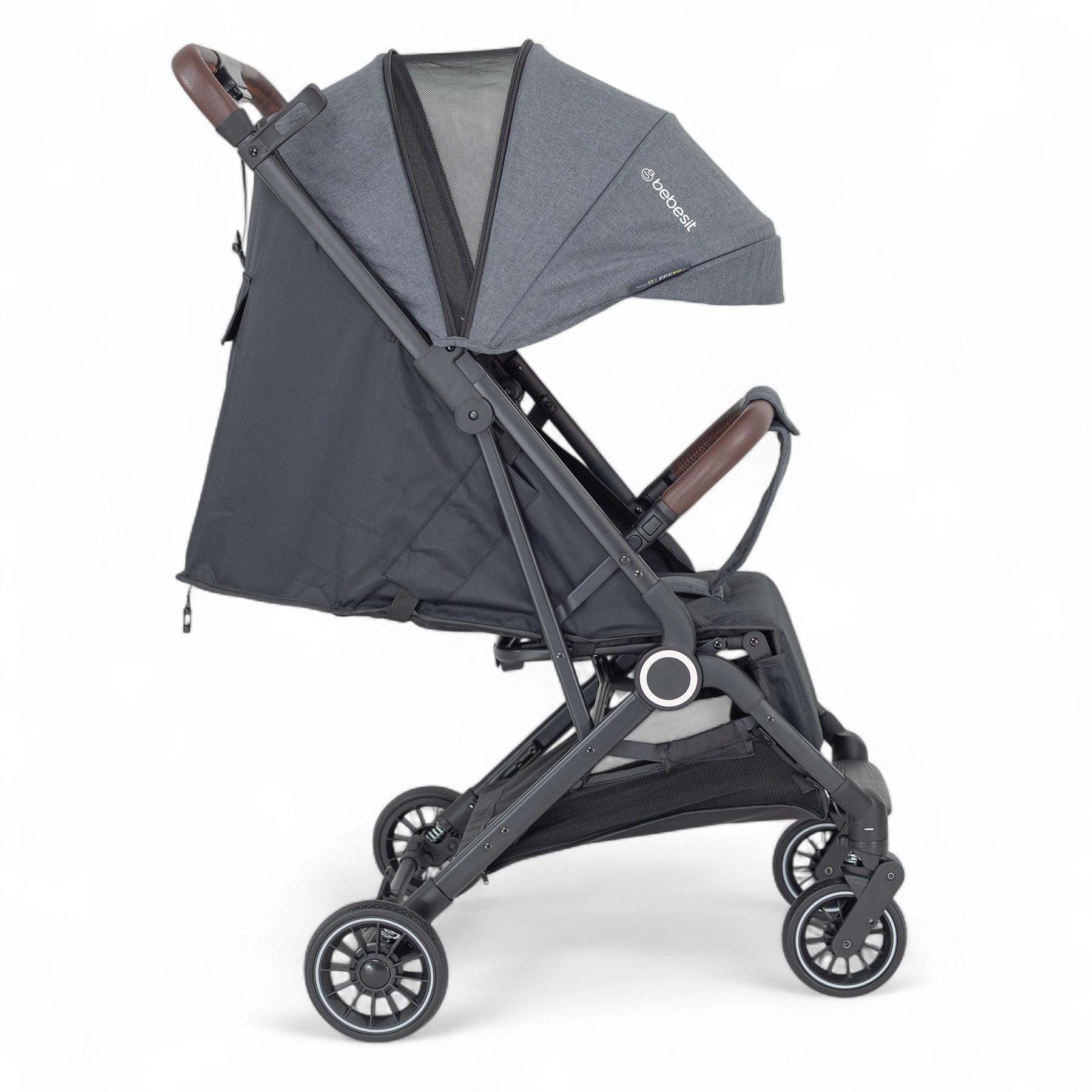 Bebesit Micro Coche Compacto de Viaje Gris