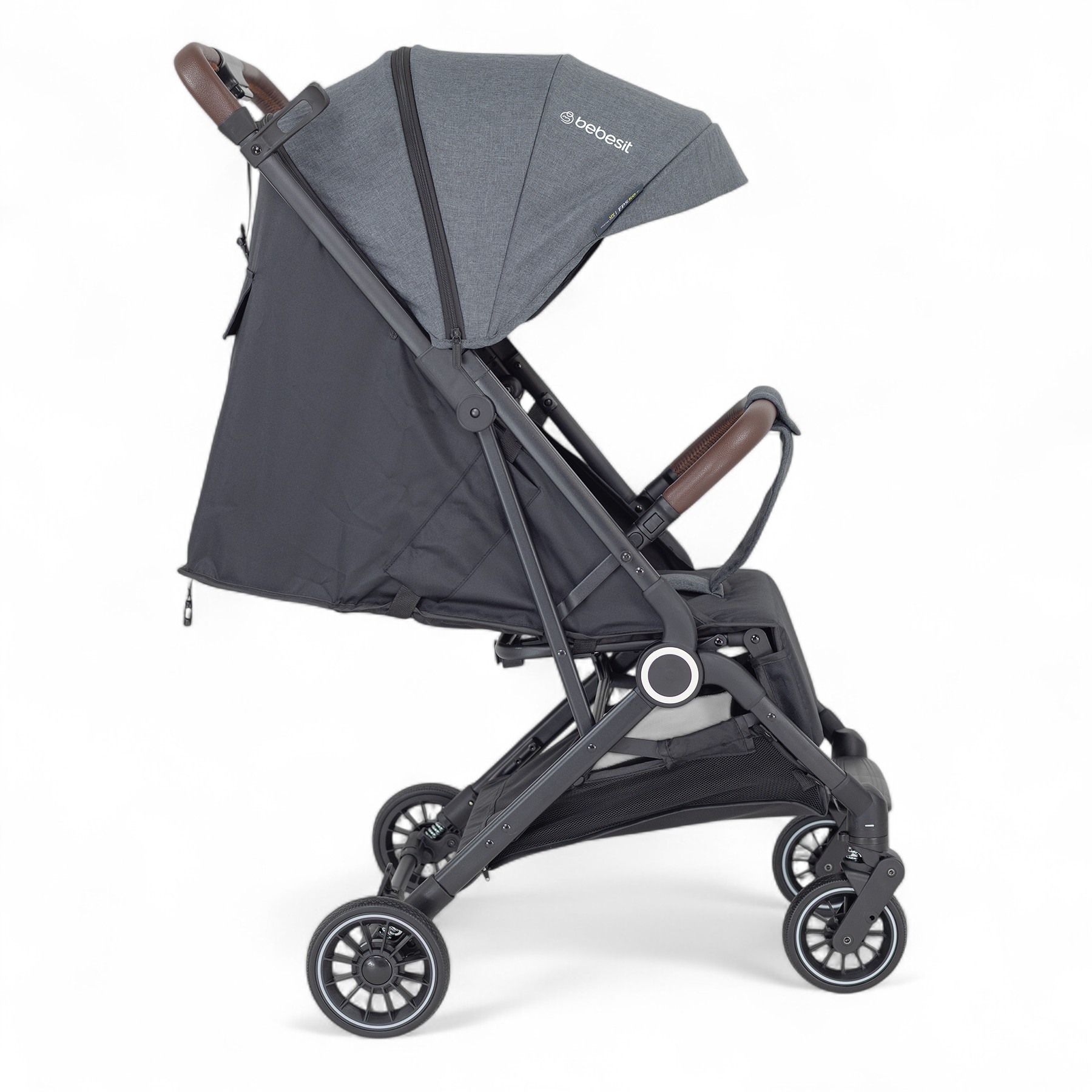 Bebesit Micro Coche Compacto de Viaje Gris