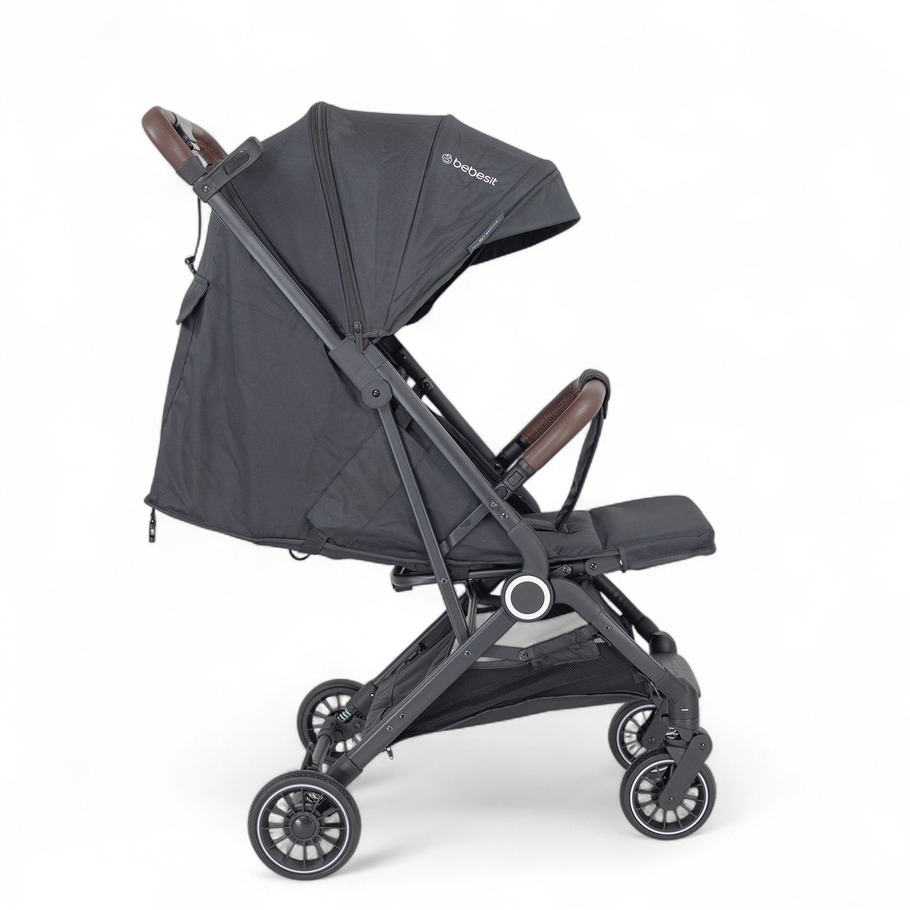 Bebesit Micro Coche Compacto de Viaje Negro