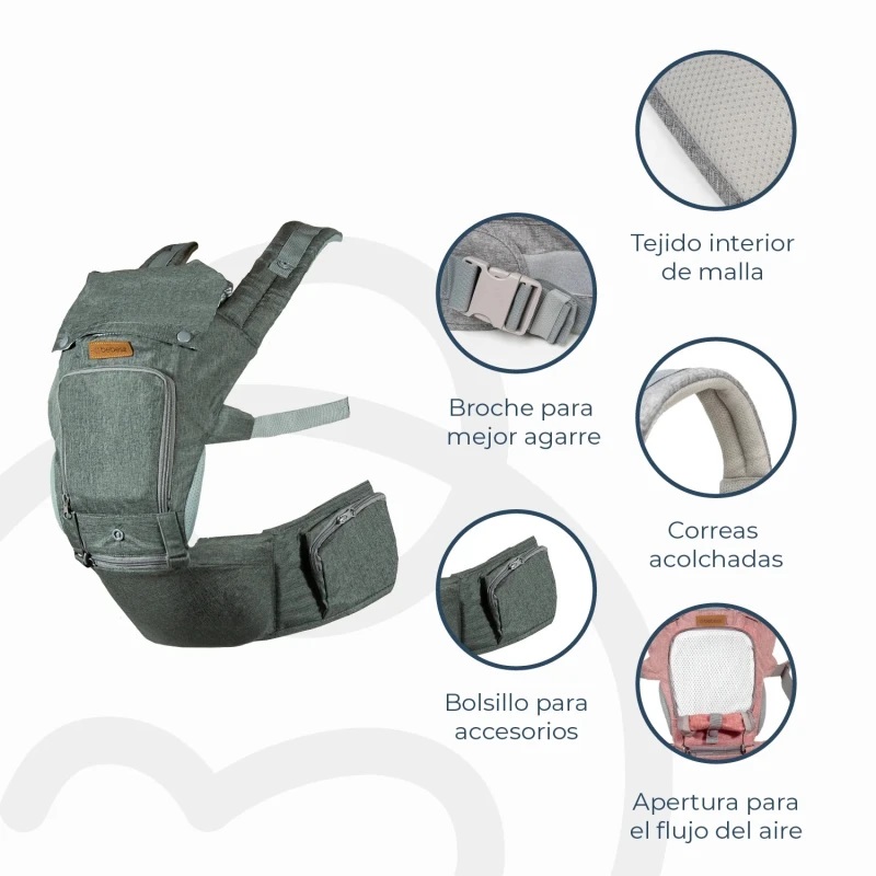 Bebesit HipSeat Porta Bebe 6 en 1