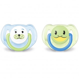 AVENT Chupetes Animals x 2 0-6m+