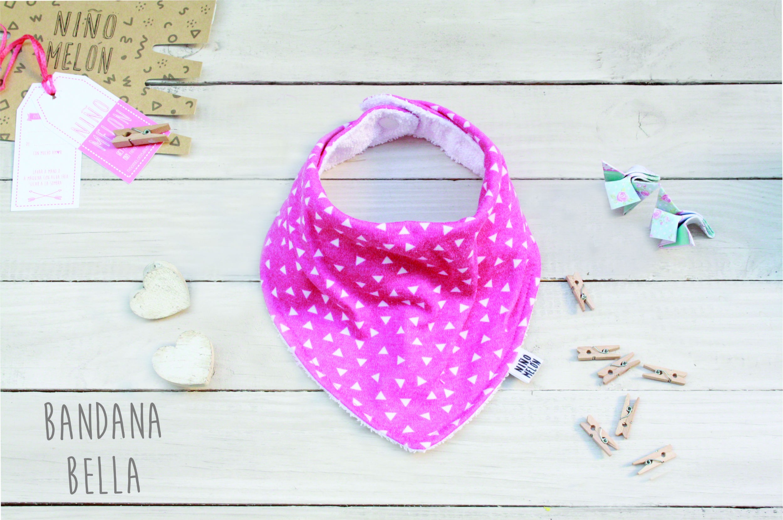 NIÑO MELÓN Babero Bandana
