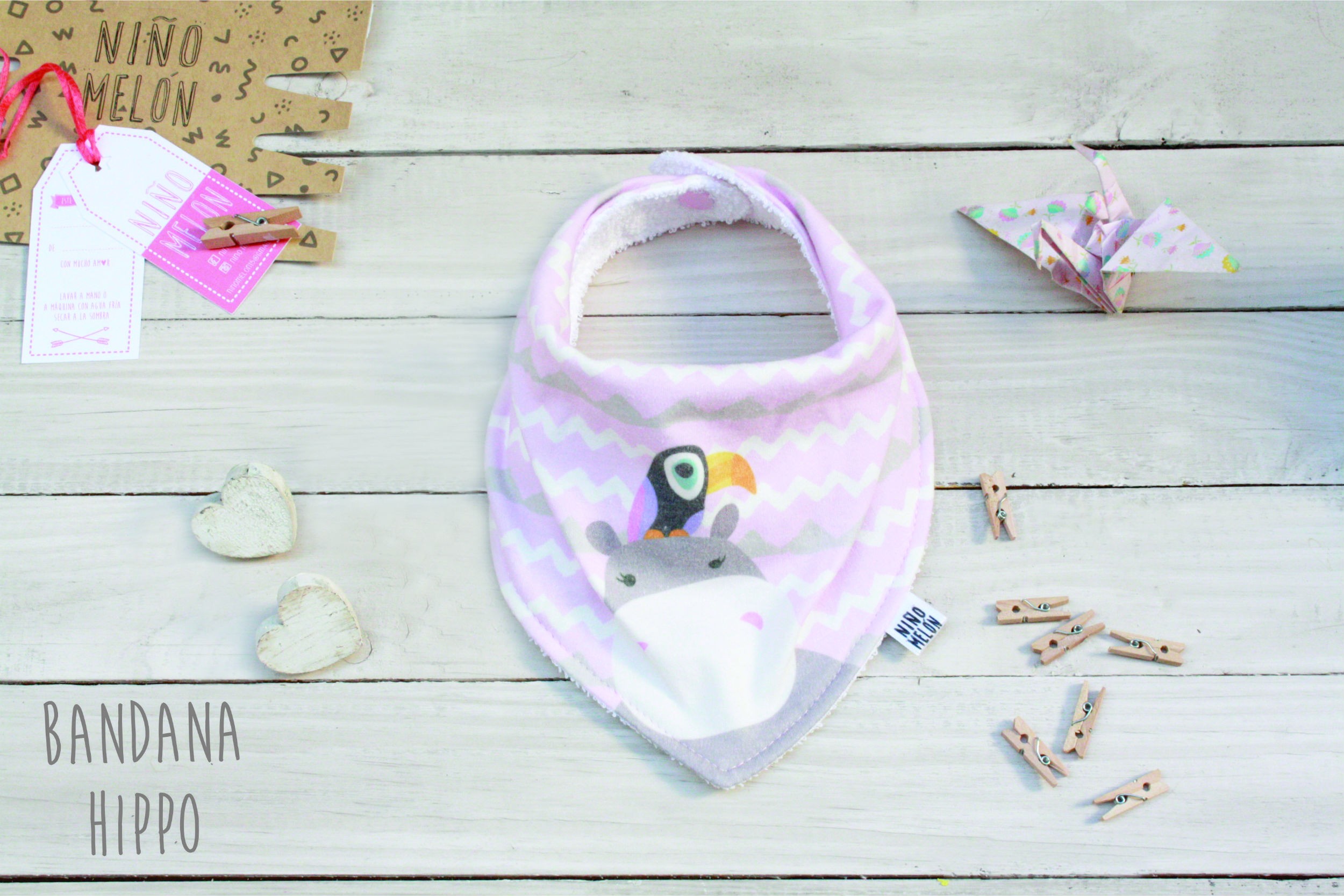 NIÑO MELÓN Babero Bandana