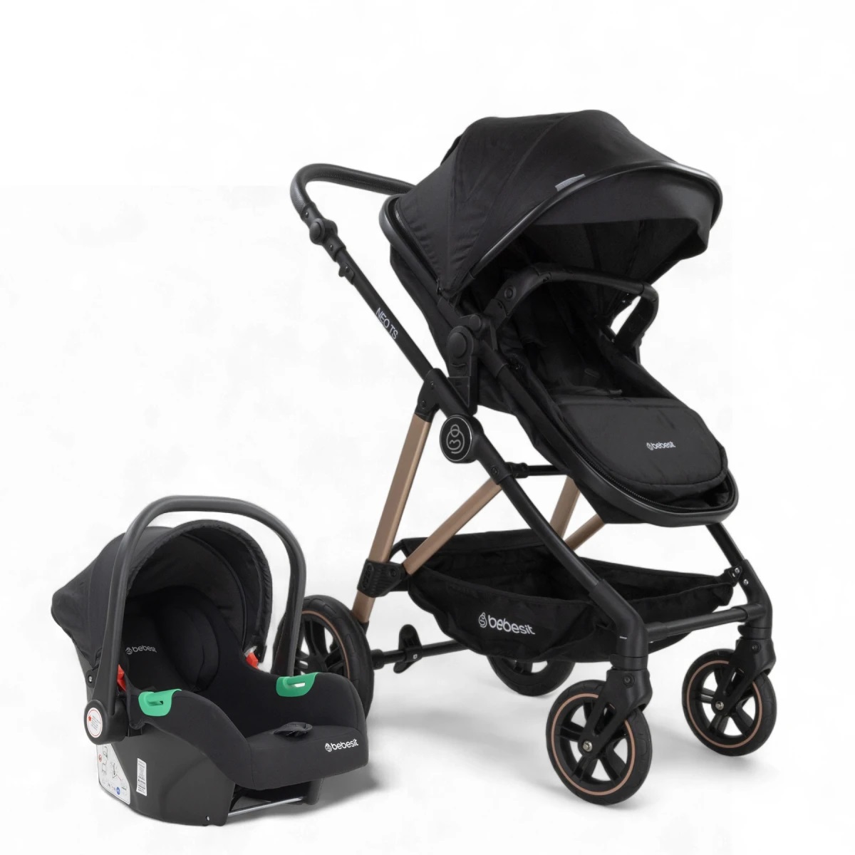 Bebesit Coche Travel System Neo Negro