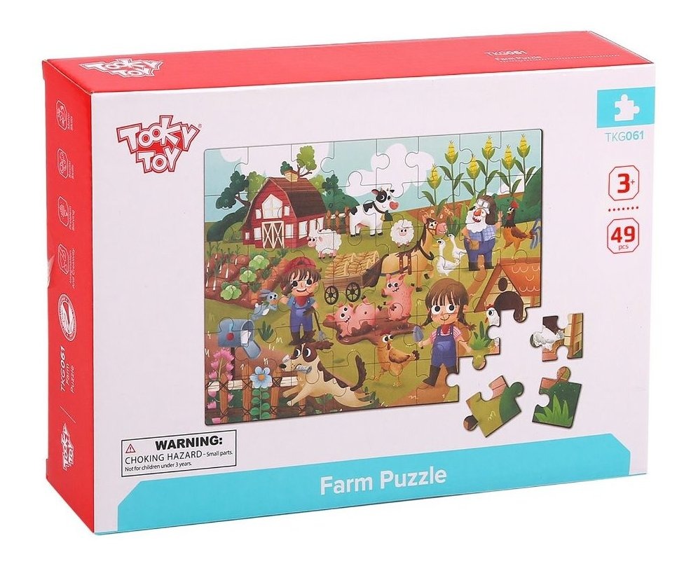 Tooky Toy Puzzle de la Granja