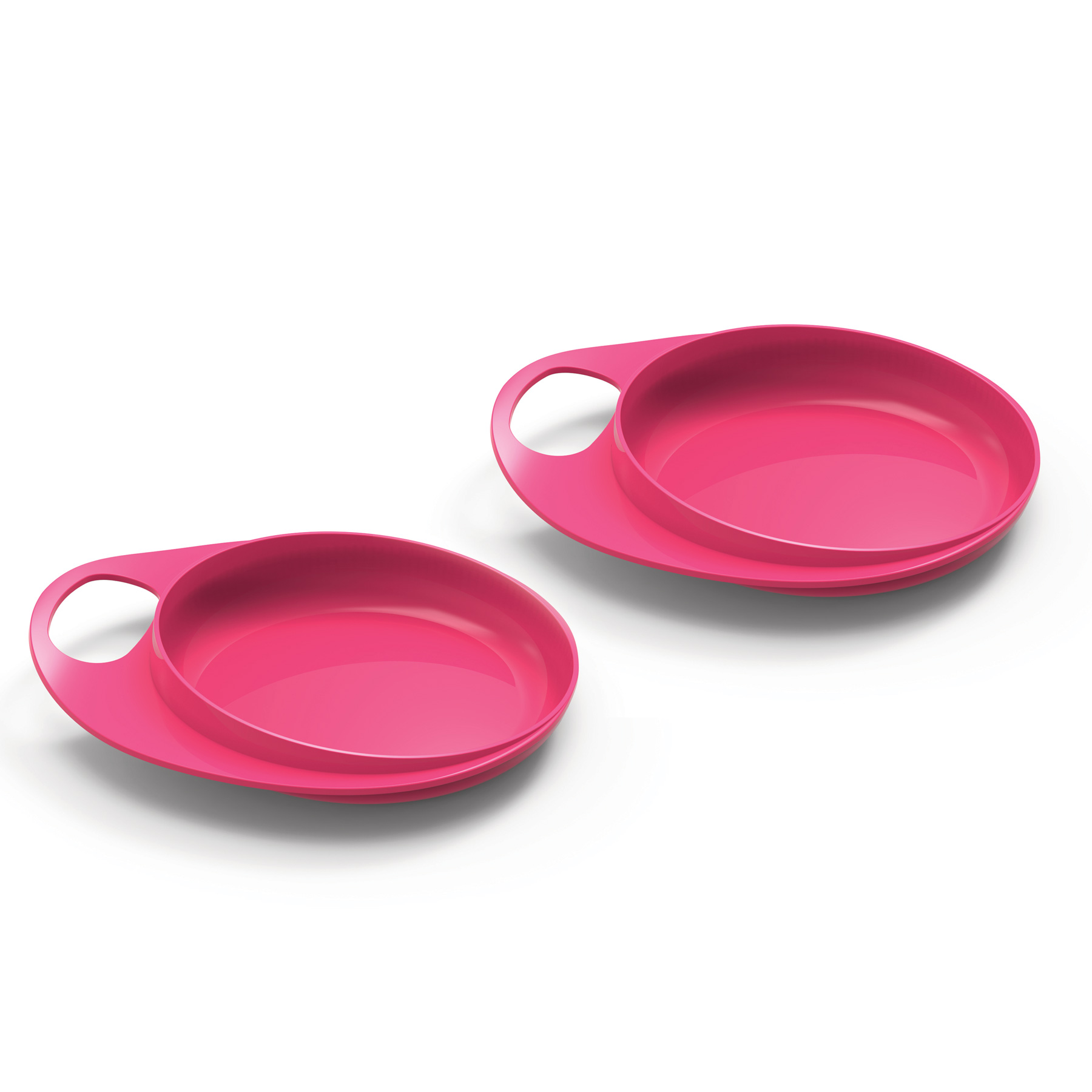 Nuvita Set 2 Platos rosa